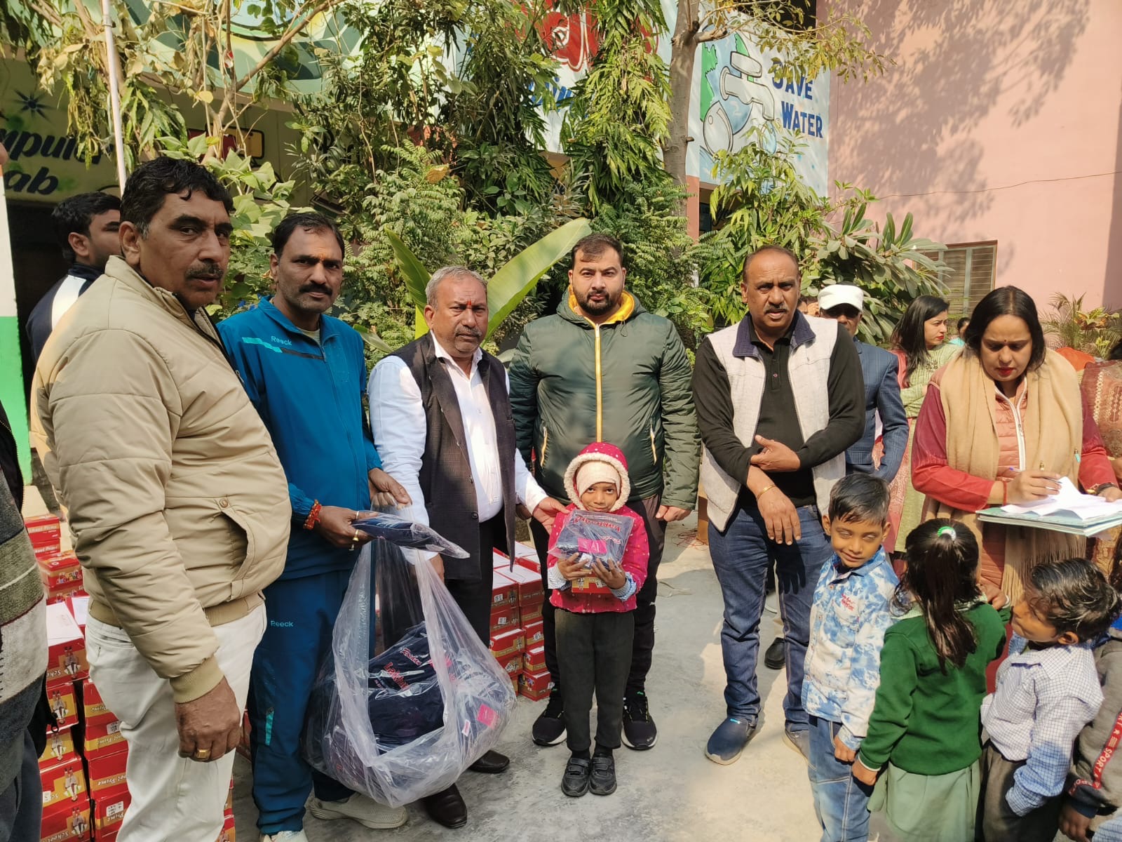 Safe India Distributed Jerseys and Shoes to 253 Students