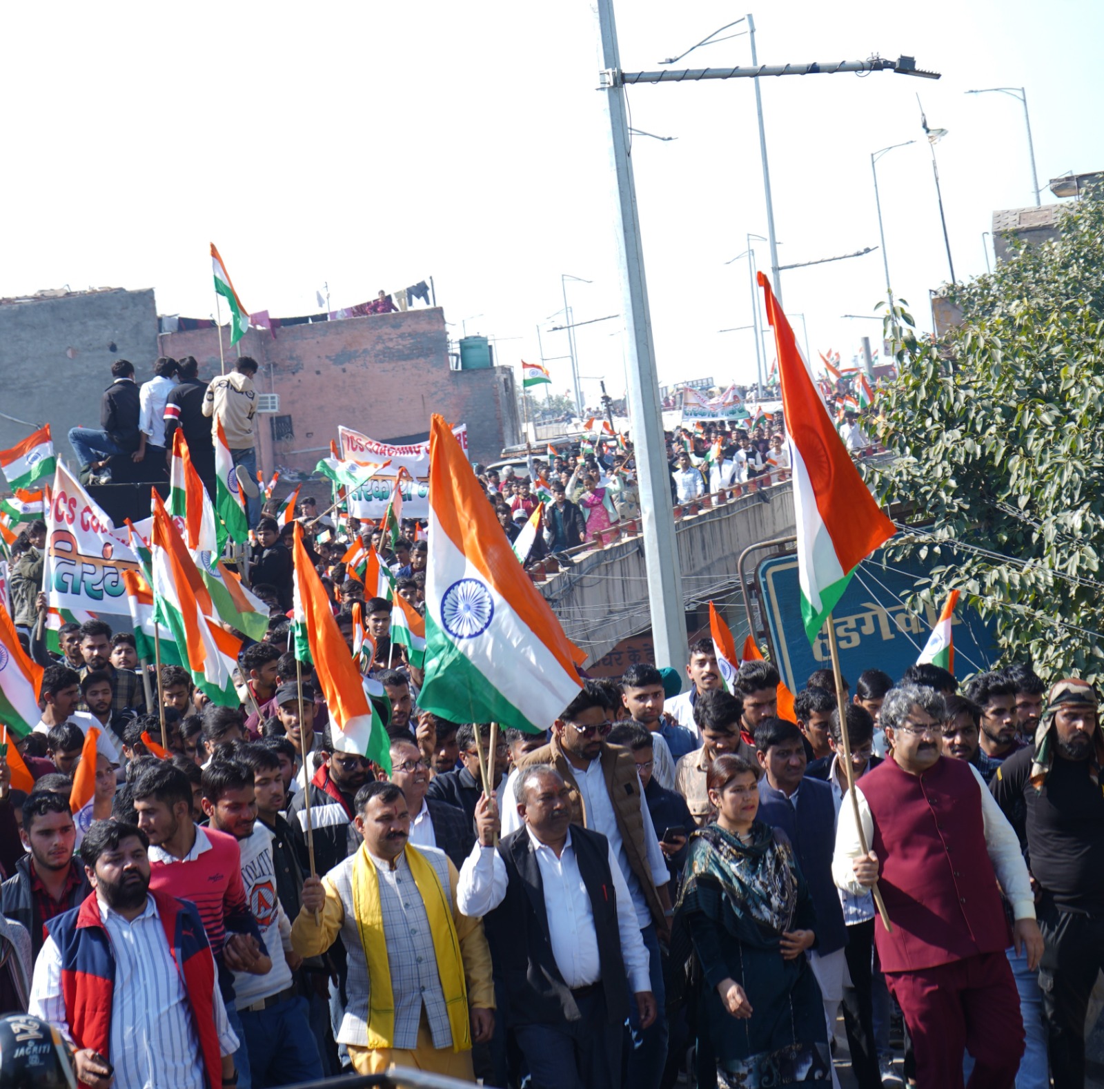Safe India and ICS Coaching Centre Organize Grand Tricolor March