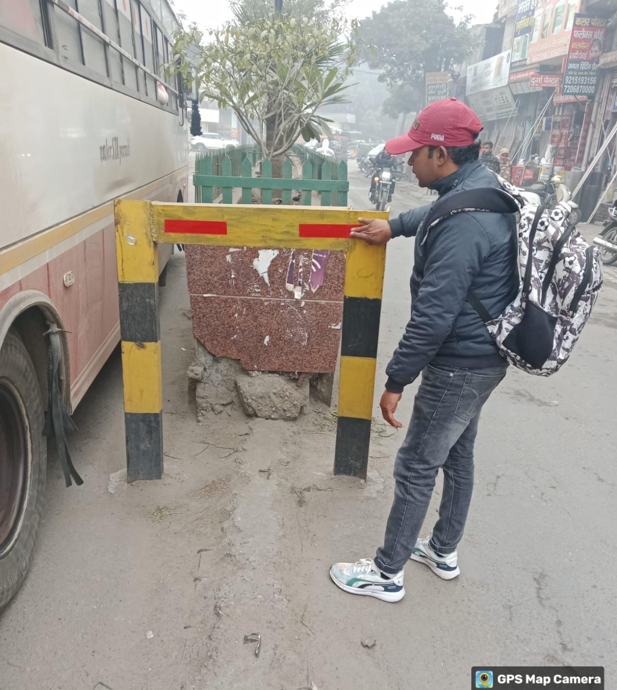 Reflector Tapes Installed and Overgrown Trees Trimmed for Road Safety