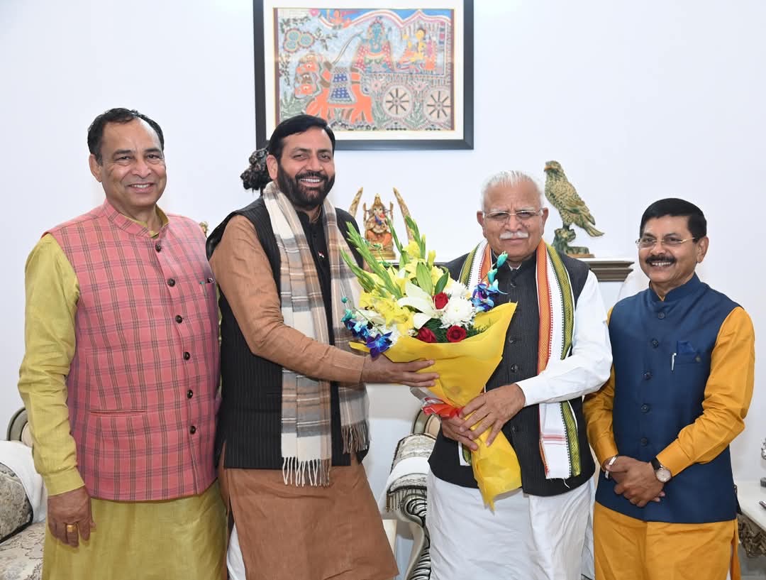 Pleasant Meeting with Haryana CM Nayab Saini at His Delhi Residence