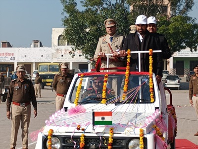 MLA Pawan Kharkhoda Hoists National Flag on 76th Republic Day in Kharkhoda